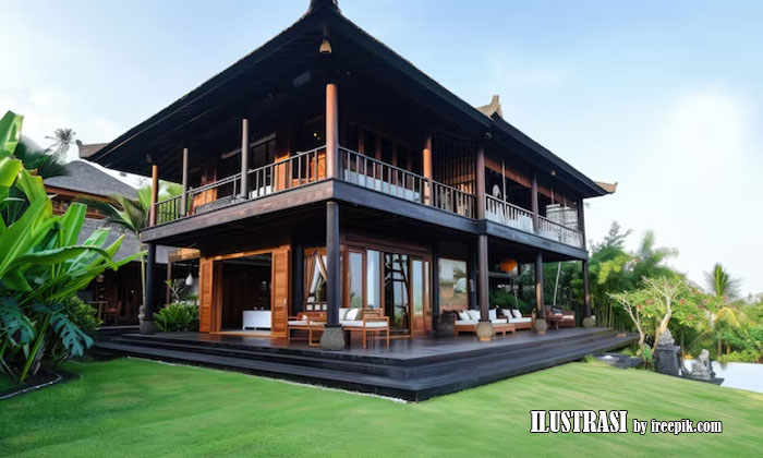 villa mewah minimalis yang nyaman dan estetik